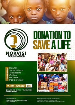 A donation carried out by the foundation